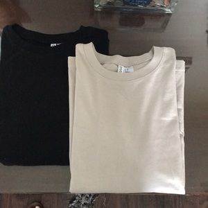 H&M plain tee bundle